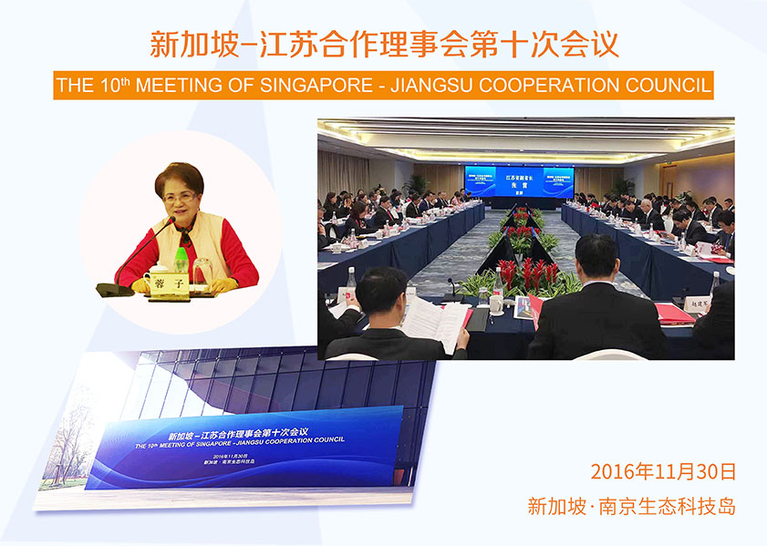 新加坡-江苏合作理事会第十次会议